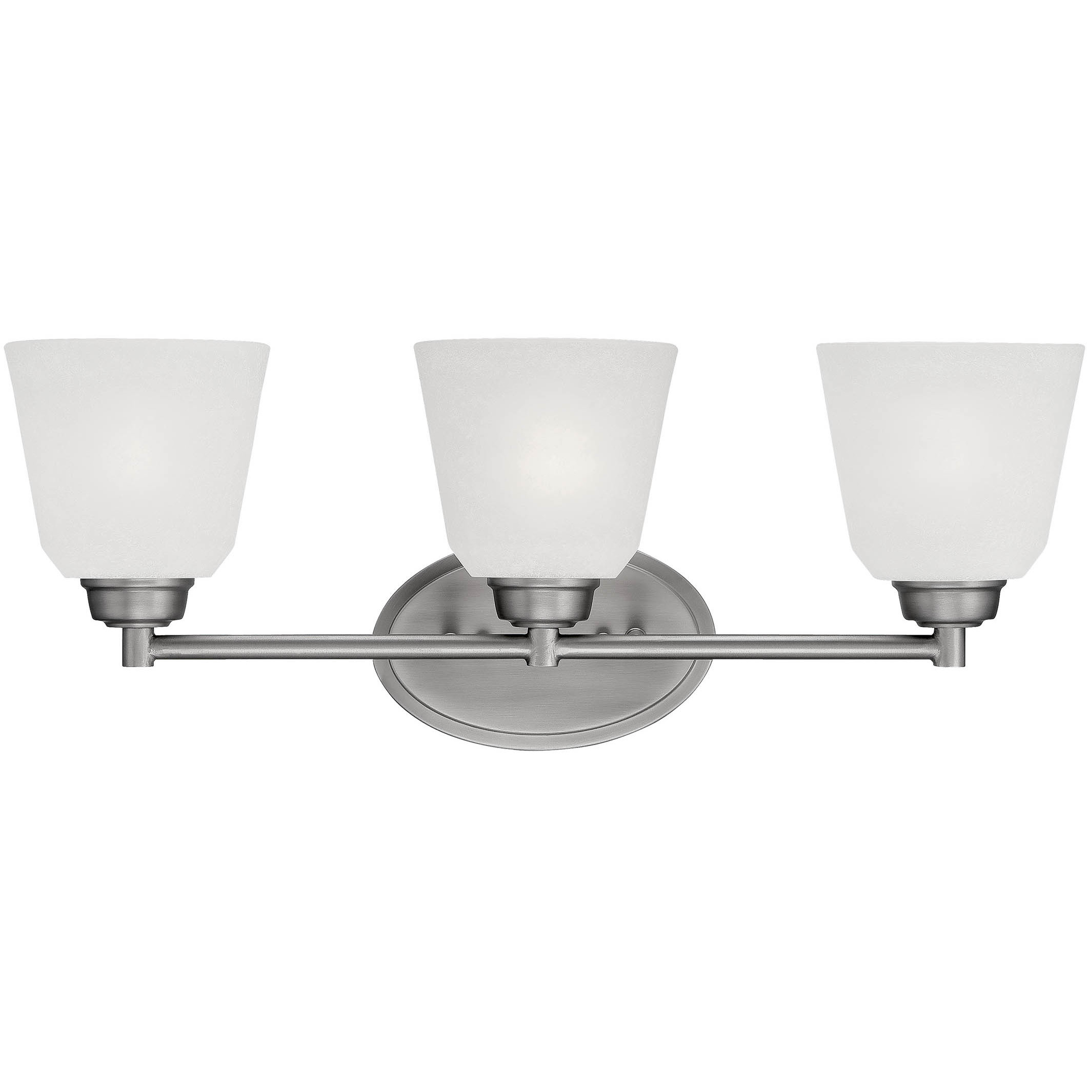 Franklin 3 Light 23 inch Brushed Pewter Vanity Light Wall Light